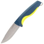 Нож туристический SOG Aegis FX, Indigo/Acid Yellow (17-41-01-41), Цвет : Синий, Марка стали: 4116 Krupp, Материал рукояти: GRN