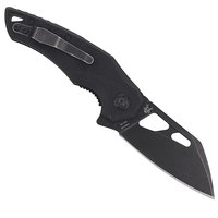 Нож Fox Atrax black (FE-010), Цвет : Чёрный, Марка стали: 9Cr13, Материал рукояти: Алюміній, изображение 3