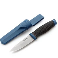 Нож для выживания Ganzo G806-BL синий, Цвет : Чёрный/Синий, Марка стали: 8Cr14MoV, изображение 2