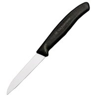 Кухонный нож Victorinox SwissClassic, 8см, черный 6.7403, Цвет : Чёрный, Марка стали: 440А, Материал рукояти: Пластик