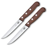Набор кухонный Victorinox Wood Steak Set 2 ножа 12см с дерев. ручкой (GB) 5.1200.12G