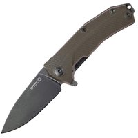 Карманный нож Lionsteel KUR Brown (KUR BBR), Покрытие клинка: BSW (Black Stonewash), Цвет : Коричневый