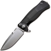 Карманный нож Lionsteel SR11 Aluminum black (SR11A BS), Покрытие клинка: Satin, Цвет : Чёрный