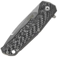 Карманный нож Lionsteel T.R.E. Carbon Fiber (TRE FC), Цвет : Чёрный, Материал рукояти: Вуглецеве волокно, изображение 3