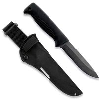 Нож тактический Peltonen M07 Ranger Knife Black Handle (teflon, composite) FJP080, Покрытие клинка: Black PTFE (Teflon), Цвет : Чёрный, изображение 2
