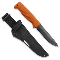 Нож тактический Peltonen M07 Ranger Knife Orange Handle (teflon, composite) FJP133, Покрытие клинка: Black PTFE (Teflon), Цвет : Оранжевый, изображение 2