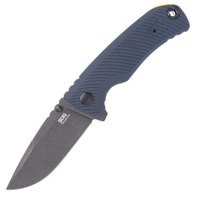 Нож туристический SOG Tellus ATK, Squid Ink/Yellow (11-06-03-43), Покрытие клинка: Black Oxide, Цвет : Чернила кальмара/Жёлтый