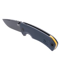 Нож туристический SOG Tellus ATK, Squid Ink/Yellow (11-06-03-43), Покрытие клинка: Black Oxide, Цвет : Чернила кальмара/Жёлтый, изображение 2