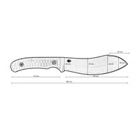 Нож армейский (военный) Blade Brothers Knives Нессмук (391.01.59), изображение 6
