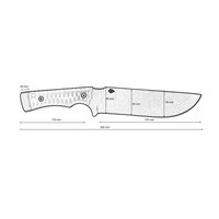 Нож армейский (военный) Blade Brothers Knives Снайпер (391.01.50), изображение 6