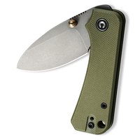 Маленький складной нож Civivi Baby Banter зеленый C19068S-5, Покрытие клинка: GSW (Gray Stonewash), Цвет : Зелёный, изображение 3