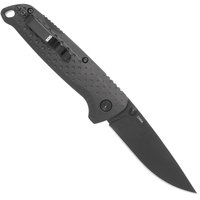 Нож туристический SOG Adventurer LB, Black/Black (13-11-01-43), Покрытие клинка: Titanium Nitride, Цвет : Black, изображение 4
