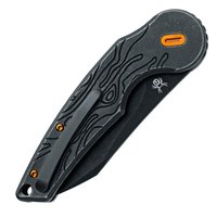 Карманный нож Fox Jupiter Titanium PVD Stone Washed (FX-555 TIBR), Покрытие клинка: BSW (Black Stonewash), Цвет : Black, изображение 3