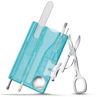 Карта-мультитул Victorinox Swisscard Nailcare 0.7240.T21, Цвет: Голубой, изображение 2