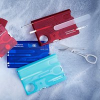 Карта-мультитул Victorinox Swisscard Nailcare 0.7240.T21, Цвет: Голубой, изображение 5