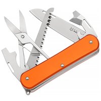 Многофункциональный нож для выживания Fox Vulpis Aluminium orange (FX-VP130-SF5 OR), Цвет : Оранжевый, Материал рукояти: Алюміній