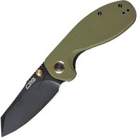 Маленький складной нож CJRB Maileah L Black Blade, AR-RPM9 Steel, G10 green (J1918L-BGN), Цвет : Зелёный