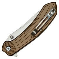 Карманный нож Mtech MT-A1201TN, Покрытие клинка: Satin, Цвет : Коричневый, изображение 3