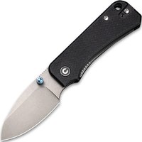 Маленький складной нож Civivi Baby Banter черный C19068S-1, Покрытие клинка: GSW (Gray Stonewash), Цвет : Чёрный