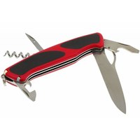 Многофункциональный нож Victorinox Delemont, RangerGrip 61, 130 мм, красный/черный 0.9553.MC