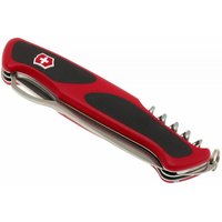 Многофункциональный нож Victorinox Delemont, RangerGrip 61, 130 мм, красный/черный 0.9553.MC