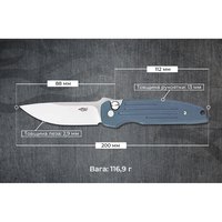 Карманный нож Firebird FH926-GY серый, изображение 6