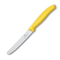 Нож кухонный Victorinox SwissClassic для томатов, желтый 6.7836.L118