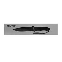 Боевой нож Mil-Tec M.GummiGriff Schwarz черный (15358002), изображение 6