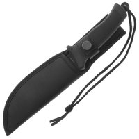 Боевой нож Mil-Tec M.GummiGriff Schwarz черный (15358002), изображение 4