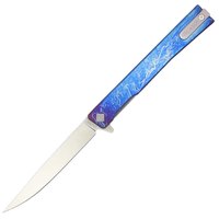 Коллекционный нож Ocaso Solstice Anodized titanium Satin (10DBS), Покрытие клинка: Satin