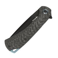 EDC нож Skif Frontier LE Carbon Fiber (EA1B CF), Покрытие клинка: BSW (Black Stonewash), Цвет : Чёрный, изображение 3
