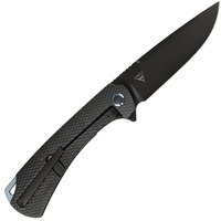 EDC нож Skif Frontier LE Carbon Fiber (EA1B CF), Покрытие клинка: BSW (Black Stonewash), Цвет : Чёрный, изображение 2