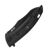 EDC нож Skif Vulture BSW Olive (OL-008DBSWOL), Покрытие клинка: BSW (Black Stonewash), Цвет : Оливковый, изображение 3