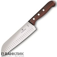 Нож кухонный Victorinox Wood Santoku 17 см 6.8520.17G