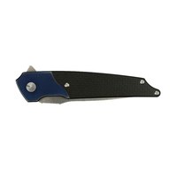 Ніж Amare Knives "Pocket Peak Folder" синій 201801, Колір: Чорний/Синій, Марка сталі: Sandvik 14C28N, Матеріал рукояті: Склотекстоліт (G10), зображення 4