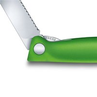 Кухонный нож Victorinox SwissClassic Foldable Paring зеленый 6.7836.F4B, Цвет : Зелёный, изображение 5
