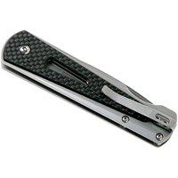 Кишеньковий ніж Amare Knives "Paragon" carbon 201811, Марка сталі: Bohler N690, Матеріал рукояті: Carbon fiber, зображення 4