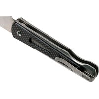 Кишеньковий ніж Amare Knives "Paragon" carbon 201811, Марка сталі: Bohler N690, Матеріал рукояті: Carbon fiber, зображення 5
