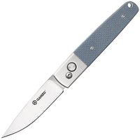 Карманный нож Ganzo G7211 серый G7211-GY, Покрытие клинка: Satin, Цвет : Серый