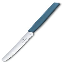 Нож кухонный Victorinox Swiss Modern Tomato&Sausage синий 6.9006.11W2