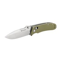 Карманный нож Ganzo D704-GR зеленый (D2 сталь), Цвет : Зелёный, Марка стали: D2, Материал рукояти: Стеклотекстолит (G10), изображение 3