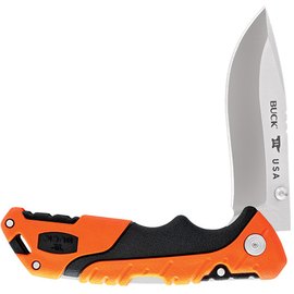 Ніж Buck Folding Pursuit Large pro 659ORS, Колір: Чорний/Помаранчевий, Марка сталі: S35VN, Матеріал рукояті: Versaflex, зображення 2