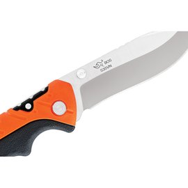 Ніж Buck Folding Pursuit Large pro 659ORS, Колір: Чорний/Помаранчевий, Марка сталі: S35VN, Матеріал рукояті: Versaflex, зображення 3