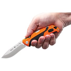 Ніж Buck Folding Pursuit Large pro 659ORS, Колір: Чорний/Помаранчевий, Марка сталі: S35VN, Матеріал рукояті: Versaflex, зображення 4
