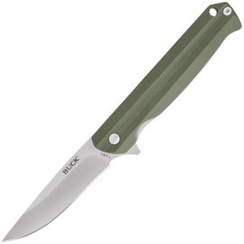 Ніж Buck Langford Green 251GRS, Колір: Зелений, Марка сталі: 7Cr13, Матеріал рукояті: Склотекстоліт (G10)