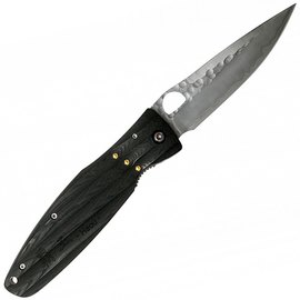 Нож Mcusta Sengoku Oda Nobunaga MC-0181G, Цвет : Чёрный, Марка стали: VG-10 Damascus, Материал рукояти: Ламінована деревина, изображение 2