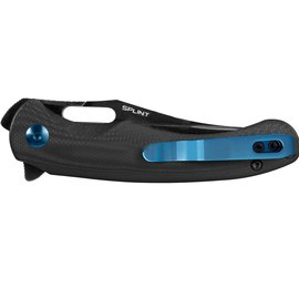 Кишеньковий ніж Olight Splint чорний, Колір: Синій, Марка сталі: N690, зображення 2