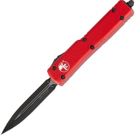 Ніж Microtech UTX-70 Double Edge Black Blade red 147-1RD