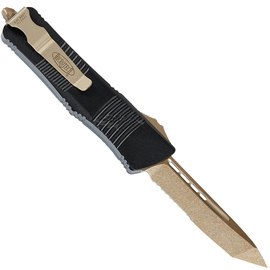 Ніж Microtech Troodon Tanto Point PS Bronze, напівсерейтор (140-14), зображення 2