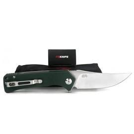 Карманный нож Firebird FH923-GB, Цвет : Зелёный, Марка стали: D2, Материал рукояти: Стеклотекстолит (G10), изображение 3